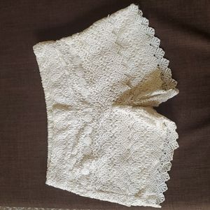 00 white lace shorts from Ann Taylor loft!
